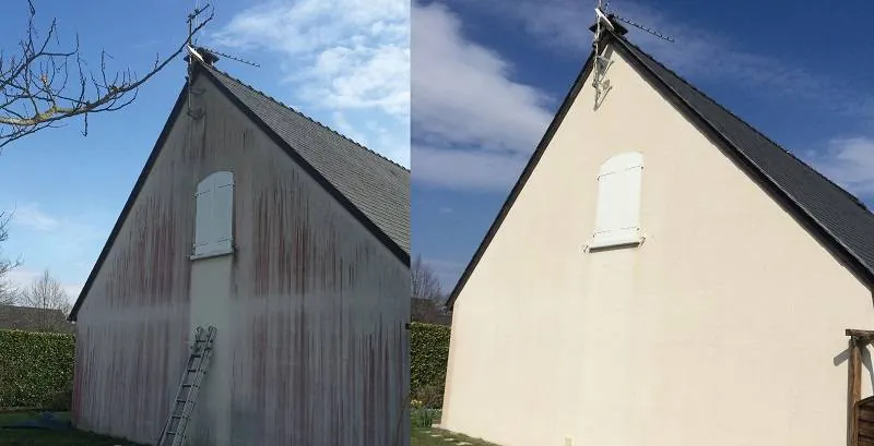 nettoyage façade avant après pas de calais 62